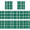 1000Pcs Premium Plastic Green Heat Shrink Covers 5