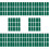1000Pcs Premium Plastic Green Heat Shrink Covers 6