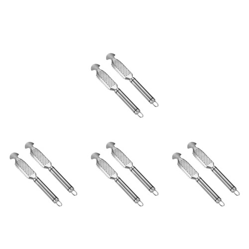 8Pcs Stainless Steel Fish Scaler with Ergonomic Handle for Kitchen Use 2