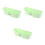 3Pcs Space-Saving Green Wall Shoe Rack Adhesive Door Hanger 4