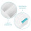 2Sets Large Clear PP Storage Case with Lid Convenient and Portable 11