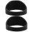10Pcs Black Plastic Eyepiece Protector Sleeve for Laboratory Use 2