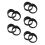 10Pcs Black Plastic Eyepiece Protector Sleeve for Laboratory Use 4