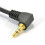 kenable 3.5mm Stereo Jack Plug to 3 Pole Solder Bare Wire End Cable Gold 2m 2