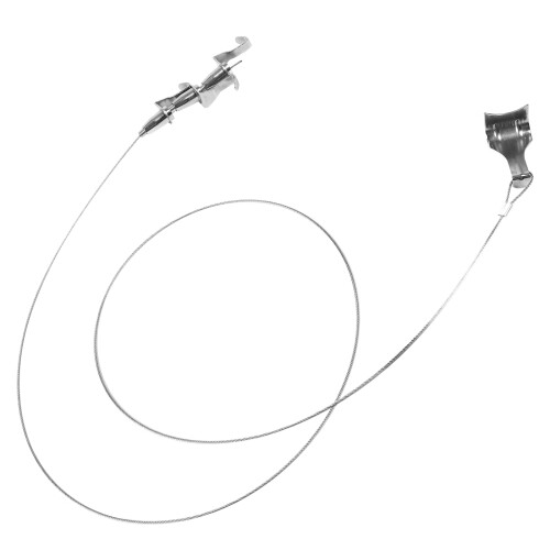 2Pcs Durable Silver Steel Picture Hanging Wire and Rail Hook System 1