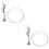 2Pcs Durable Silver Steel Picture Hanging Wire and Rail Hook System 6
