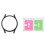 2Pcs Stylish Black Smartwatch Protector High-Hardness Watch Cover 2