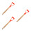 3Pcs D Shaped Garden Handles Wood Plastic Replacement for Spade Fork 6