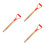 3Pcs D Shaped Garden Handles Wood Plastic Replacement for Spade Fork 8