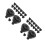 30Pcs Pc Screw Kit Iron Material Shock Absorption for Hdd SSD 7