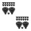 30Pcs Pc Screw Kit Iron Material Shock Absorption for Hdd SSD 8