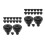 30Pcs Pc Screw Kit Iron Material Shock Absorption for Hdd SSD 9