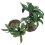 4Pcs Mini Tree Models Green Plastic for DIY Sand Table Landscape Craft 10