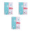 3Pcs Coil Bound Monthly Planner Calendar for Personal and Office Use 7