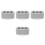 4Pcs Grey Plastic Playpen Stabilizer Clips Universal Anti-Slip Base 4