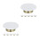 12Pcs Fire Sprinkler Head Cover Plates White Iron for Wall Ceiling 10
