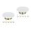 12Pcs Fire Sprinkler Head Cover Plates White Iron for Wall Ceiling 11