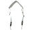 4Pcs Grey Camera Shoulder Strap Adjustable Neck Sling 2