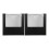6Pcs Black Foldable Hat Storage Box with Clear Window for Travel Caps 2