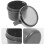 4Pcs Compact Breathable Pc Denture Holder Case Portable Grey Box 11