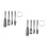 2Sets Heat Resistant Silicone Scraper Kitchen Spatula for Baking 9