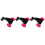 3Pcs Durable Plastic Ride Replacement Wheels for Kids Car 8