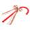 3Pcs Red Plastic Bow Costume Walking Stick Cane Prop for Roleplay 2