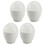 20Pcs White PP Microwave Egg Maker Oven Egg Cooking Tool for Breakfast 3