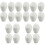 20Pcs White PP Microwave Egg Maker Oven Egg Cooking Tool for Breakfast 5