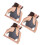 3Pcs Cross Bra Padded Grey Shockproof for Active Exercise 4