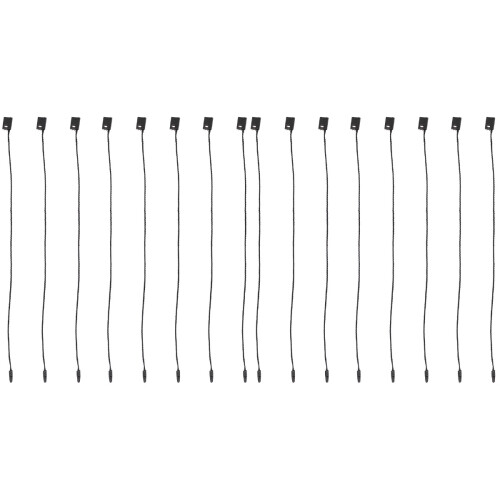 2000Stk Clothes Tag Rope Schwarz Für Preisanhänger 2