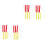 8Pcs Adjustable Football Flag Belts Multi-Use Training Gear for Teens 5