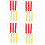 8Pcs Adjustable Football Flag Belts Multi-Use Training Gear for Teens 6