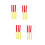 8Pcs Adjustable Football Flag Belts Multi-Use Training Gear for Teens 8