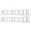 4Pcs PVC Violin Finger Guide Decals Transparent Markers for Learning 3