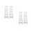4Pcs PVC Violin Finger Guide Decals Transparent Markers for Learning 6