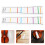 4Pcs PVC Violin Finger Guide Decals Transparent Markers for Learning 10