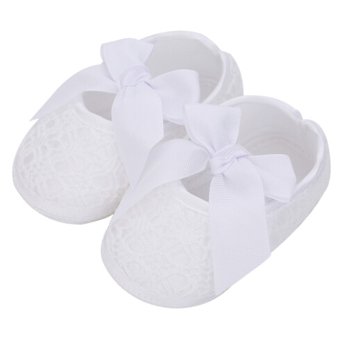 3Paires Chaussures Bébé Blancs Lacets Durable Élégant 1
