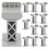 24Pcs Plastic Railway Bridge Pier Multi-Tiered Track Support Blocks 2