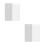 2Pcs White Disposable Massage Bed Sheets with Opening 5