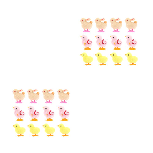 24St Plastic Wind Up Speelgoed Dieren Voor Kinderen 2