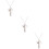 3Stk Baseball Herren Schmuck Bunt Stylisch 9