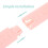 3Pièces Règle Croissance Mural Rose Plasticité Portable 7
