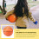 Inflatable Balls Orange Pvc 5pcs 5