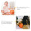 Inflatable Balls Orange Pvc 5pcs 7