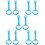 10St Plastic Babyhandgrepen Bed En Loopondersteuning 10