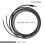 4Pcs Replacement Earphone Wire Black Durable Tpe Headset Repair Cable 2