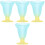 4Stk Kreative Blaue Eisbecher Aus Stabilem Für Und Pudding 4
