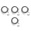 4Pcs Replacement Earphone Wire Black Durable Tpe Headset Repair Cable 10