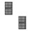 4Pièces Grille Tranchée Noire Pour Cuisine Usage Extérieur 9